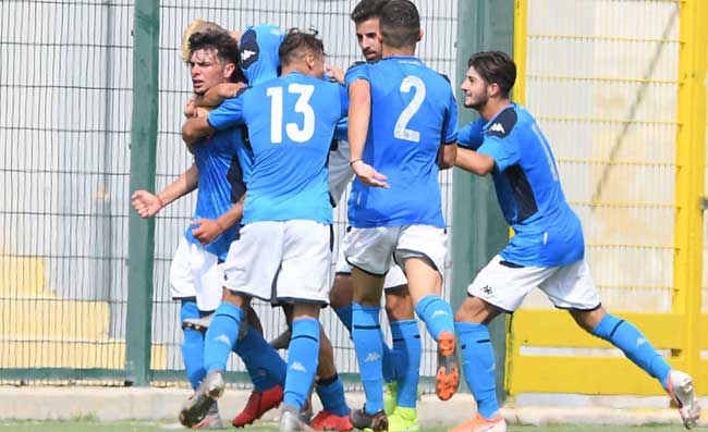 Primavera, Lecce-Napoli: 1-0, gli azzurri si arrendono in 10 ai padroni di casa