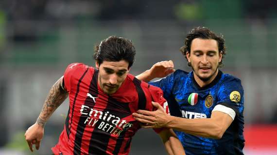 Inter-Milan, le formazioni ufficiali: Darmian e Correa titolari. Ancora Saelemaekers dal 1′
