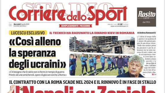 PRIMA PAGINA – Bomba del CdS: “Il Napoli su Zaniolo”