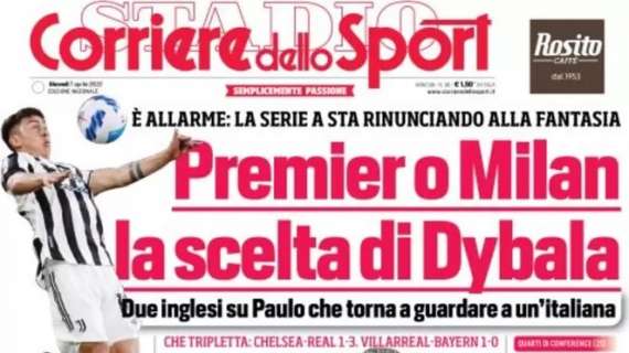 PRIMA PAGINA – CdS: “Il Napoli in ansia per Osimhen”