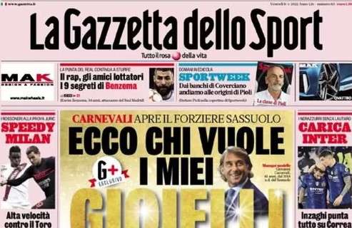PRIMA PAGINA – Gazzetta: “Carnevali: Napoli su Traore. Benitez: questo Napoli è un po’ mio”