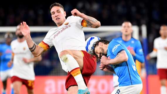Roma, possibile distorsione alla caviglia per Zaniolo: con l’Inter sarà out per squalifica