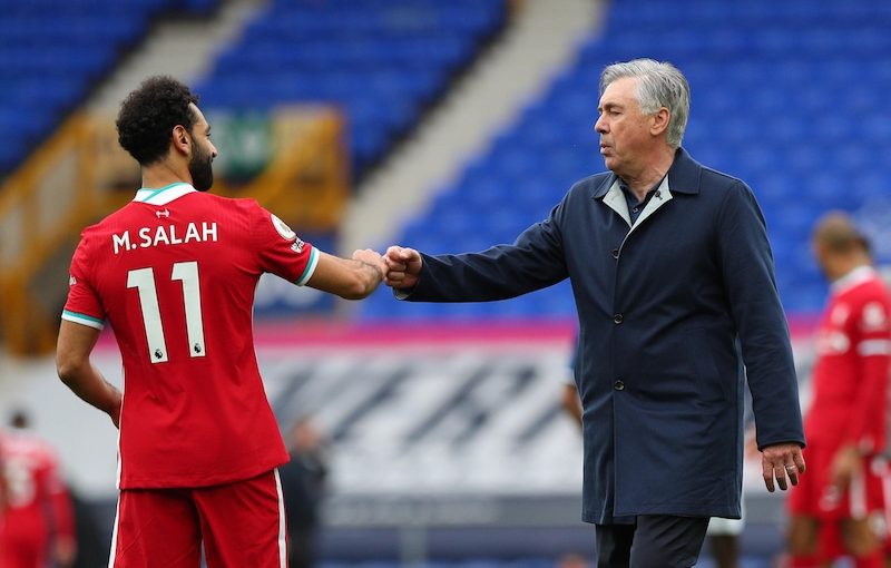 Ancelotti e la maglietta chiesta a Salah in quel Napoli-Liverpool 1-0…