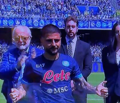 Lo stadio Maradona saluta Insigne, la cerimonia di addio al capitano