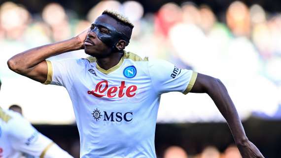 Osimhen, altro gol di testa: sesto in Serie A, agganciato Immobile al primo posto