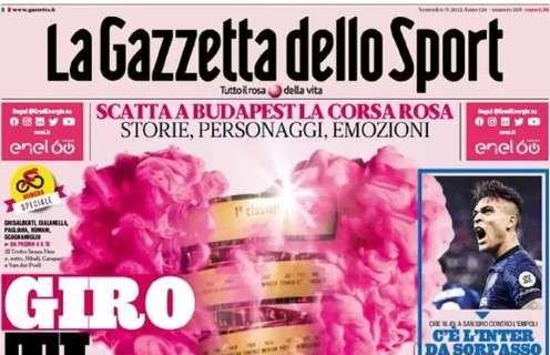 PRIMA PAGINA – Gazzetta: “C’è l’Inter da sorpasso. Roma in estasi”