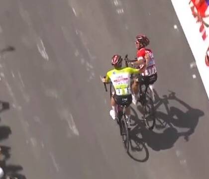 Giro di Slovenia, Majka e Pogacar si giocano la vittoria di tappa alla morra cinese (VIDEO)