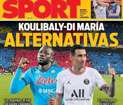 Koulibaly in prima pagina a Barcellona: «Vuole solo il Barça, è la prima opzione se non prendono Koundé»