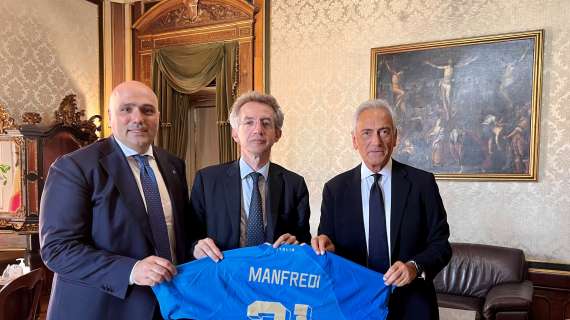 Figc, Gravina incontra il sindaco di Napoli: ha promosso sport e sociale