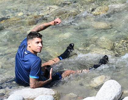 Napoli, per Olivera allenamento differenziato in campo, Kvaratskhelia segna nella partitella
