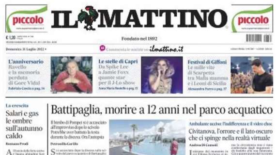 PRIMA PAGINA – Il Mattino: “Kepa, il Napoli si lancia sull’usato sicuro”