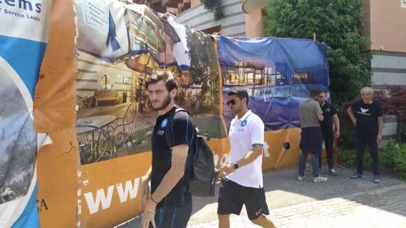 VIDEO – Il Napoli lascia Dimaro: le immagini della partenza