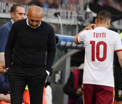 Spalletti: «Non è vero che Totti ha smesso di giocare per causa mia»