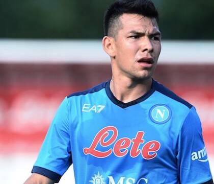 Lazio-Napoli: scontro Lozano, il messicano è stato portato in ospedale