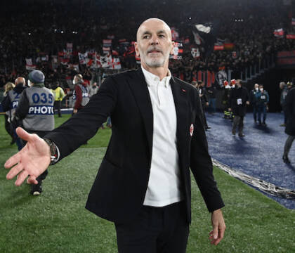Pioli a Dazn: «Abbiamo giocato meglio del Napoli, se una squadra gioca così bene non può perdere»