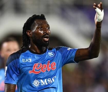 Anguissa oggi ha fatto terapie, domani sosterrà gli esami clinici