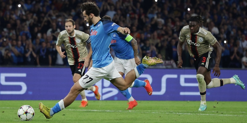 Napoli-Ajax 4-2: tabellino, statistiche e marcatori