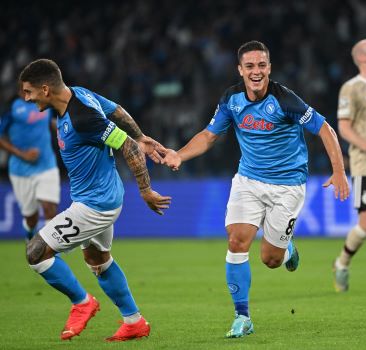 Raspadori come Del Piero e Ravanelli: sempre in gol nelle prime tre partite in Champions