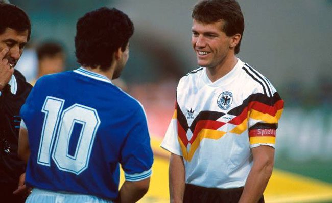 Rinuncia a 8 milioni di euro per la maglia di Maradona: stupendo gesto di Matthaus