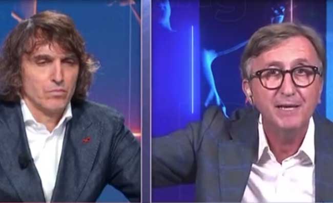 Pressing, duro scontro Cruciani-Auriemma: “Non fare la Greta Thunberg del calcio. Sei ridicolo”