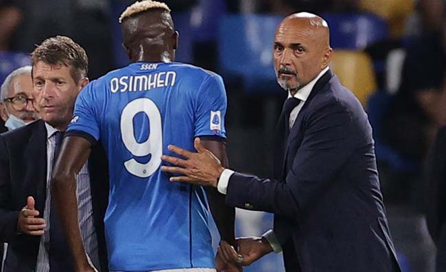 Spalletti: “Osimhen in panchina. Con l’Ajax unica possibilità per qualificarci”