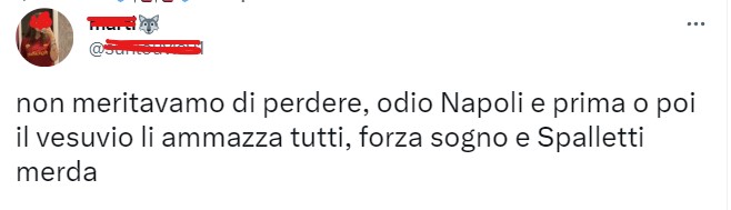 Shock da Roma: “Odio Napoli, prima o poi il Vesuvio li ammazza tutti”