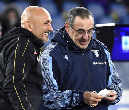 Spalletti ha ribadito che la sua stella cometa è Sarri: «si può lasciare il segno anche senza vincere»
