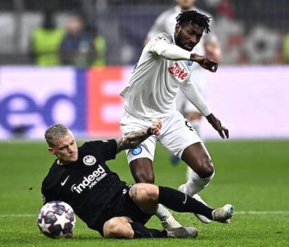 Eintracht-Napoli 0-2, pagelle / Lucio in the sky with Frankforte Anguissa