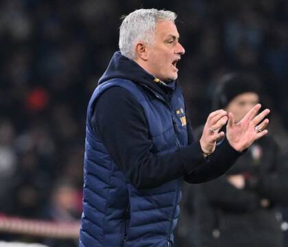 Mourinho: «Ho imparato a non piangere». Poi si lamenta di calendario e prato dell’Olimpico (Marca)