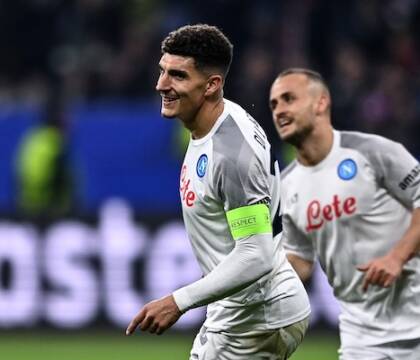 Napoli, Di Lorenzo papà per la seconda volta
