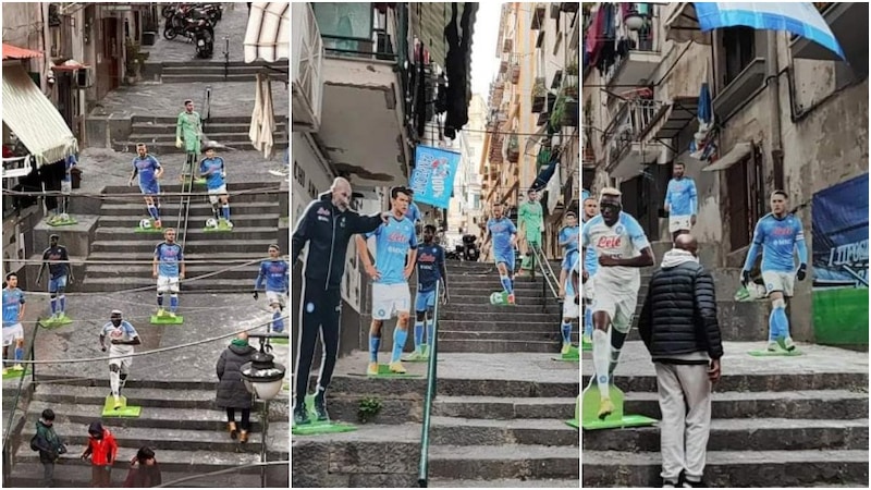 Tutto il Napoli ai Quartieri Spagnoli: ecco cosa è successo