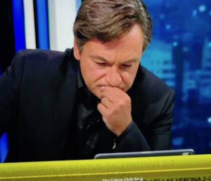 Caressa si scusa con Bucciantini: «Ho detto una cosa brutta, ma sul possesso palla ho ragione io» (VIDEO)