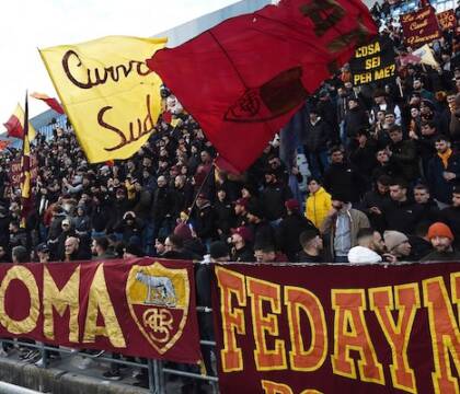 I mercenari serbi della Wagner hanno rubato lo striscione Fedayn della Roma (cade l’ipotesi Napoli)