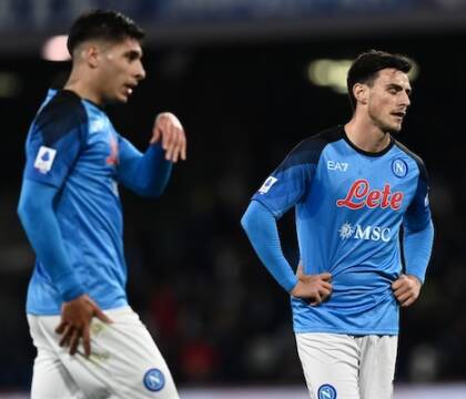 Il Napoli finora non ha mai vissuto una crisi: è sempre ripartito accelerando (CorSport)