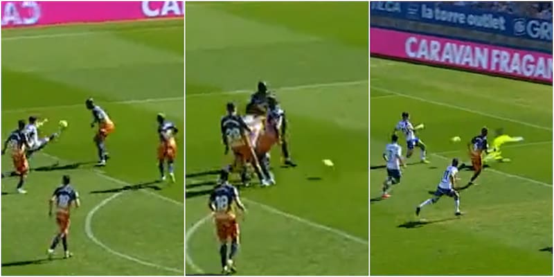 Il fratello di Simeone ha segnato un gol assurdo in Spagna: le immagini incredibili