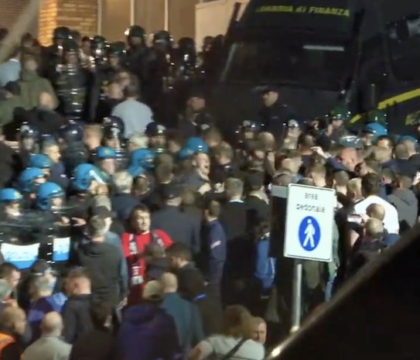 Italia-Inghilterra, tensione prima dell’ingresso al Maradona VIDEO