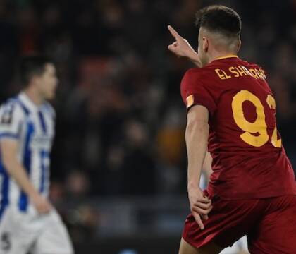 La Roma batte 2-0 la Real Sociedad, primo gol in contropiede e tre tocchi (dovrebbe essere reato)