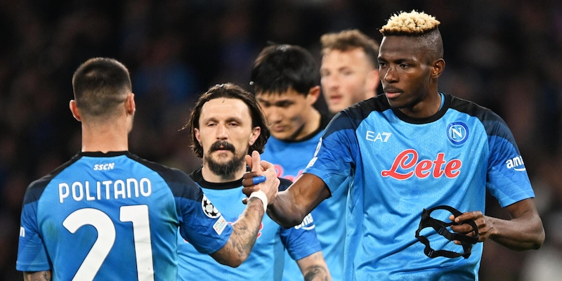 Napoli, Osimhen guida l’attacco più forte della Champions