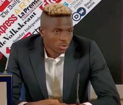 Osimhen: «Napoli è una città che non conosce razzismo. Lavoro duro per giocare un giorno in Premier»