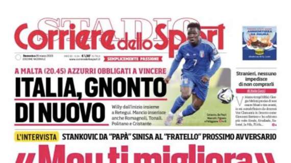 PRIMA PAGINA – Cds apre con le parole di Kim: “Punto alla Champions e penso solo al Napoli”