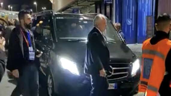 VIDEO – ADL al Maradona per Italia-Inghilterra: le immagini dell’arrivo