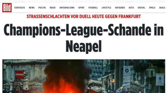 Dopo aver dato voce alle proteste per il divieto, il sito dell’Eintracht ignora gli scontri di Napoli