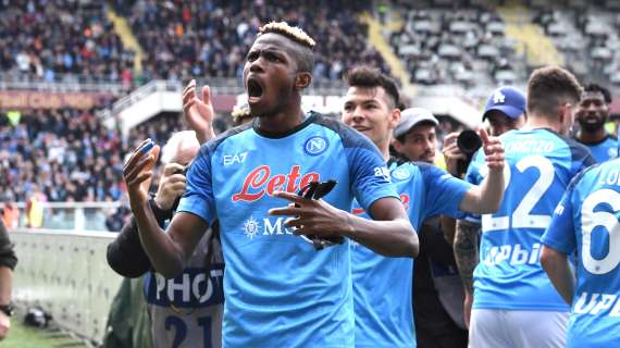LIVE – Torino-Napoli 0-4 (9′, 51′ Osimhen, 35′ Kvaratskhelia, 68′ Ndombele): poker degli azzurri