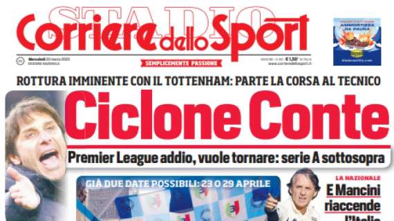 PRIMA PAGINA – CdS: “Scudetto al Napoli, conto alla rovescia”
