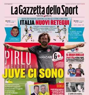 PRIMA PAGINA – Gazzetta: “Napoli-Milan, il gran duello: ecco il primo round”