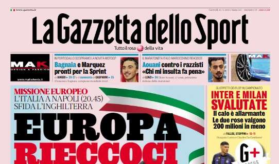 PRIMA PAGINA – Gazzetta: “Osimhen sulle orme di Ibrahimovic”
