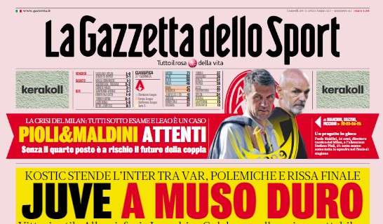 PRIMA PAGINA – Gazzetta: “Scudetto arriviamo. Il titolo già ad aprile?”
