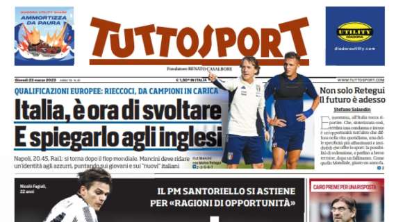 PRIMA PAGINA – Tuttosport: “Juve, l’accusa perde un pezzo”
