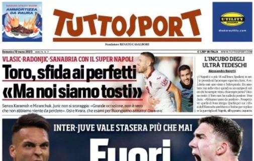 PRIMA PAGINA – Tuttosport sul Milan: “Ibra record e stop, Milan che flop”