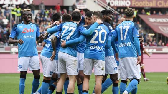 RILEGGI LIVE – Torino-Napoli 0-4 (9′, 51′ Osimhen, 35′ Kvaratskhelia, 68′ Ndombele): poker azzurro!